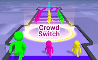 Resim Giant Run Renkli Koşu Kalabalık Anahtarı